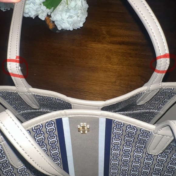 Tory Burch Gemini Link Tote and Wallet Set French Gray - Picture 10 of 16